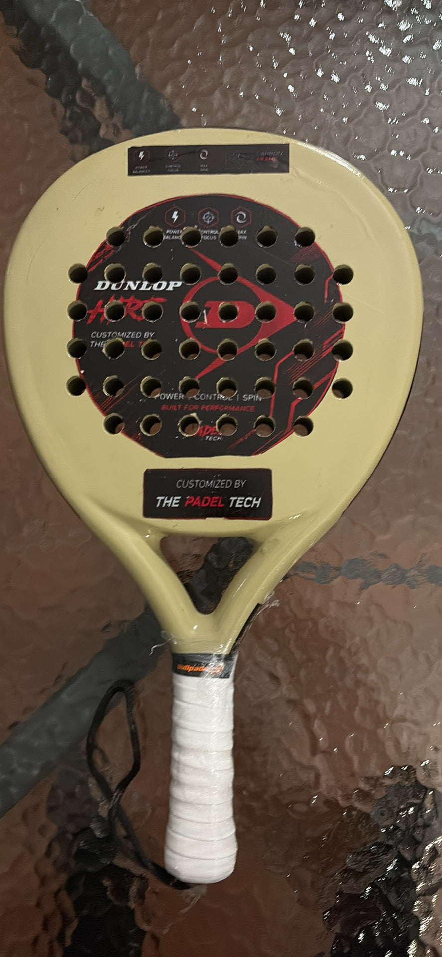 🎨🎾 Pre-Owned Custom Dunlop Hire Padel Racket