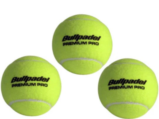 🎾 Bullpadel Premium Pro Padel Balls – High Performance (Tournament Quality)