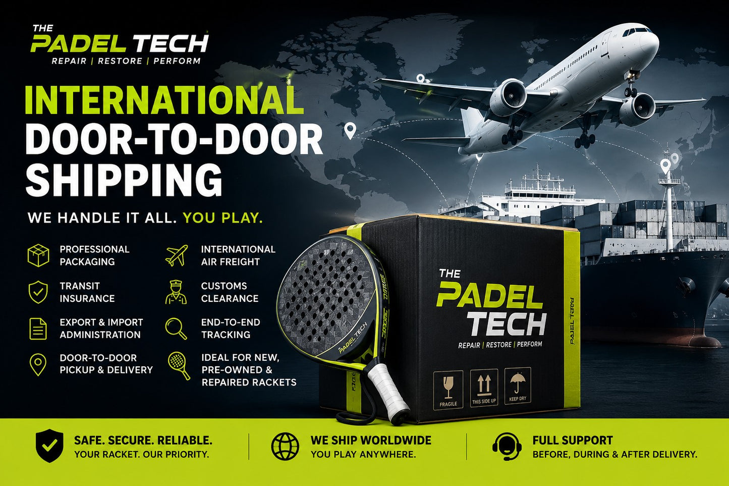 🌍 International Door-to-Door Shipping