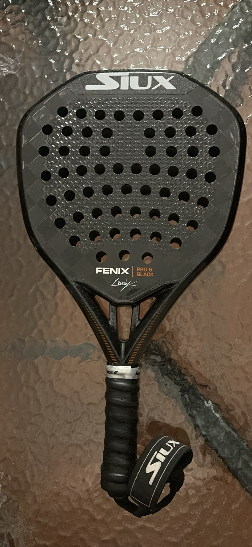 🎾 Preowned 2025 Siux Fenix Pro 5 Black Padel Racket