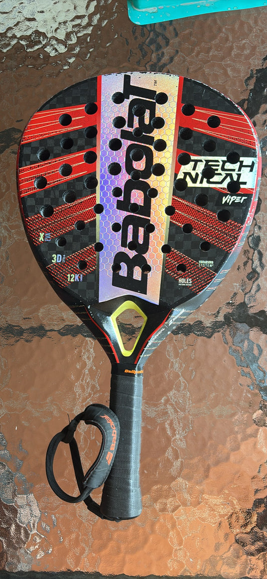 🔥🎾 PREOWNED BABOLAT TECHNICAL VIPER PADEL RACKET 🎾🔥