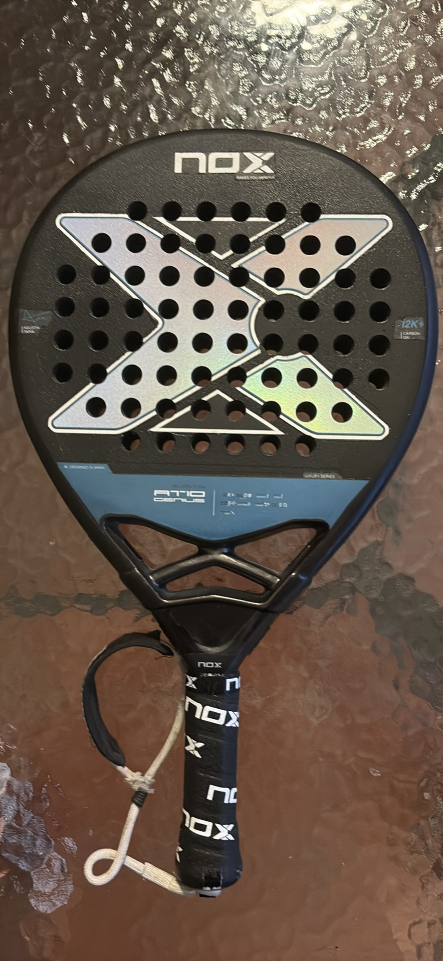 🧠🎾 PREOWNED NOX AT10 GENIUS 12K PADEL RACKET 🎾🧠
