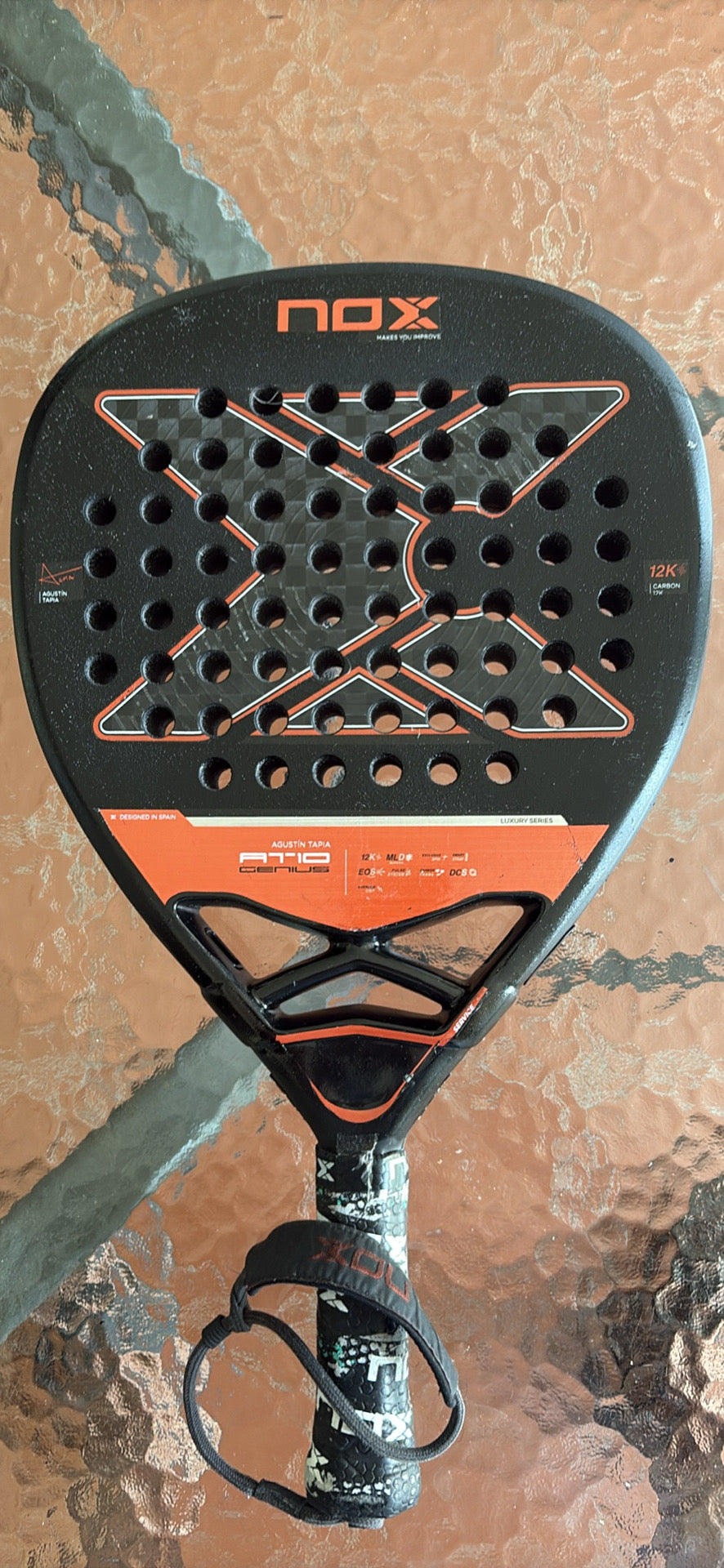 🔥🎾 PREOWNED NOX AT10 GENIUS 12K LUXURY SERIES PADEL RACKET 🎾🔥