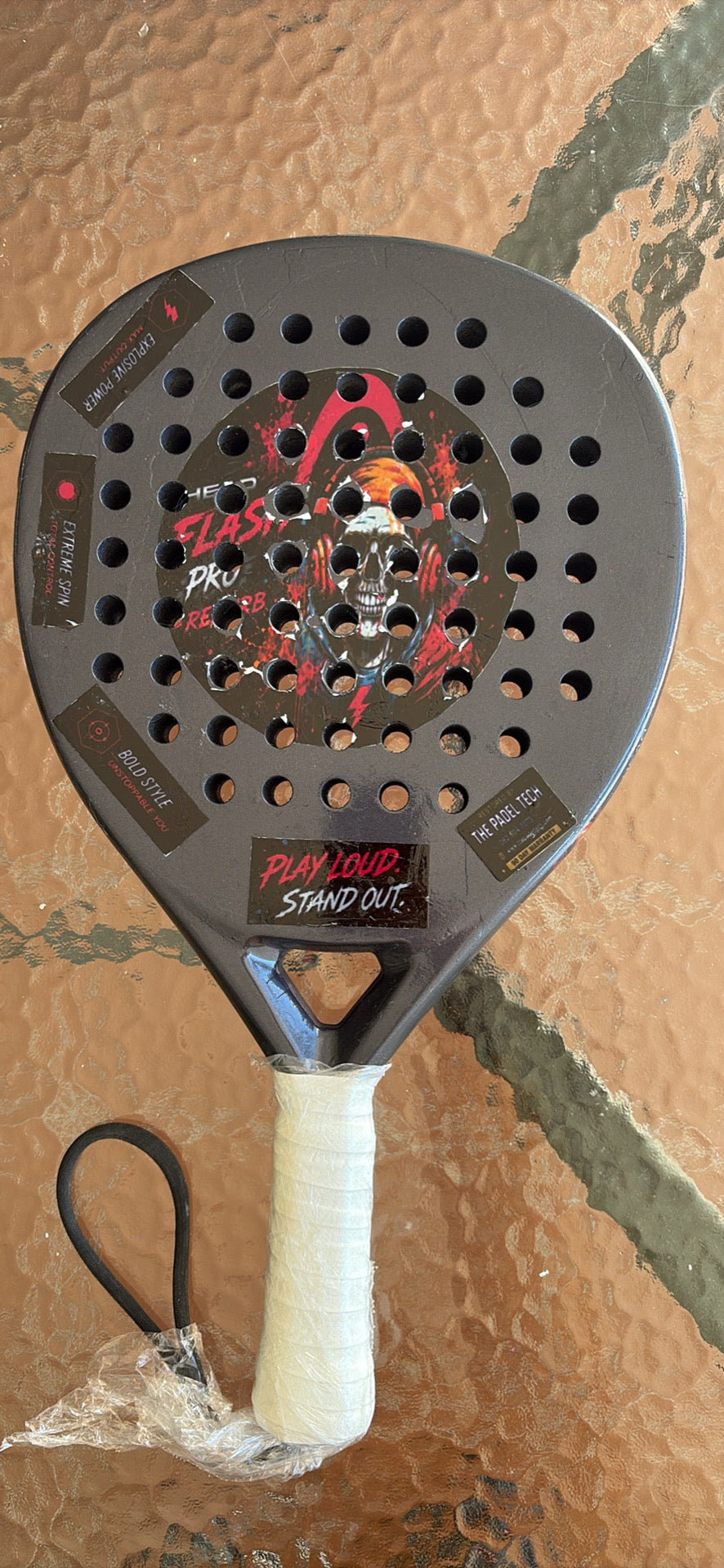 🎾 Preowned Customised Head Flash Pro Padel Racket