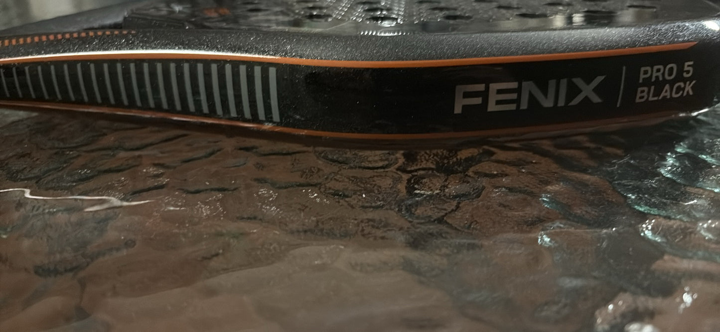 🎾 Preowned 2025 Siux Fenix Pro 5 Black Padel Racket