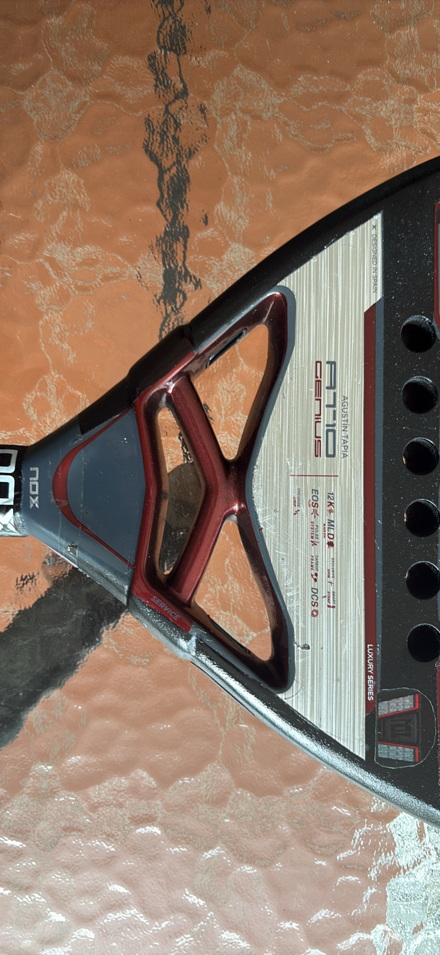🔥🎾 PREOWNED 2025 NOX AT10 LUXURY GENIUS 18K ALUM PADEL RACKET 🎾🔥