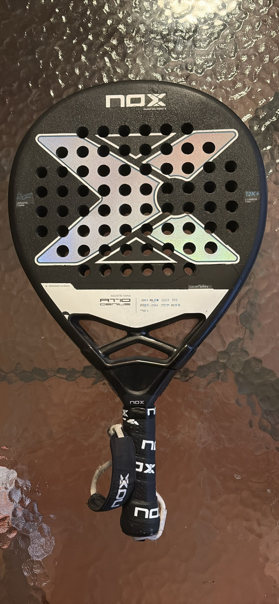 🧠🎾 PREOWNED NOX AT10 GENIUS 12K PADEL RACKET 🎾🧠