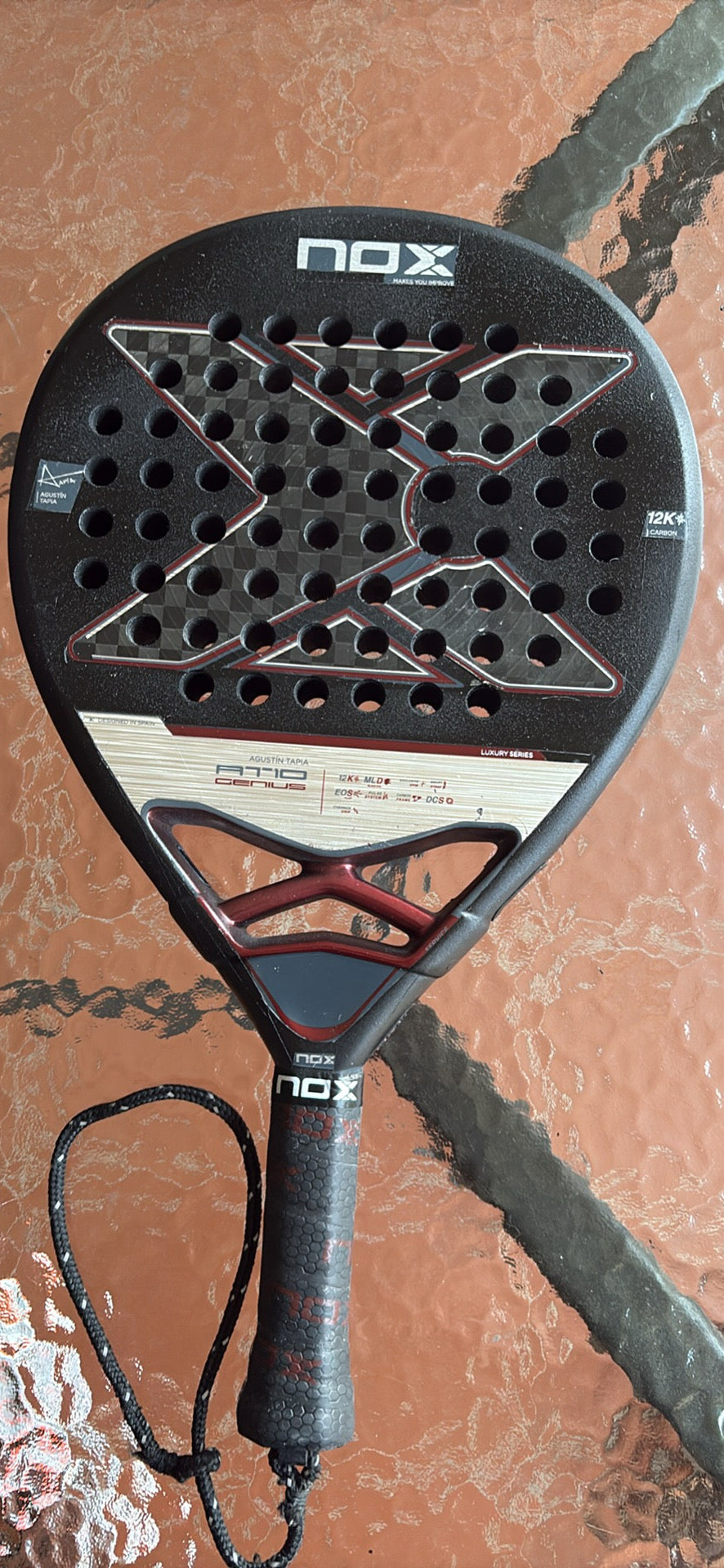 🧠🎾 PREOWNED NOX AT10 GENIUS 12K PADEL RACKET 🎾🧠