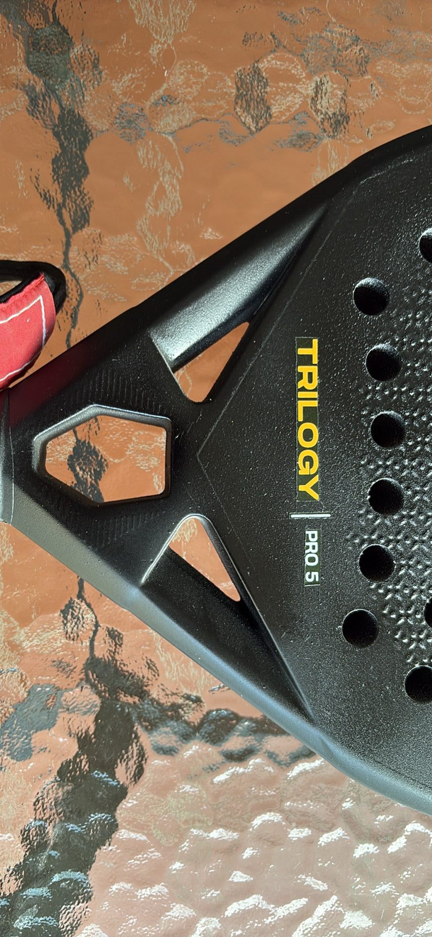🖤🎾 PREOWNED SIUX TRILOGY PRO 5 — CUSTOM BLACK PADEL RACKET 🎾🖤