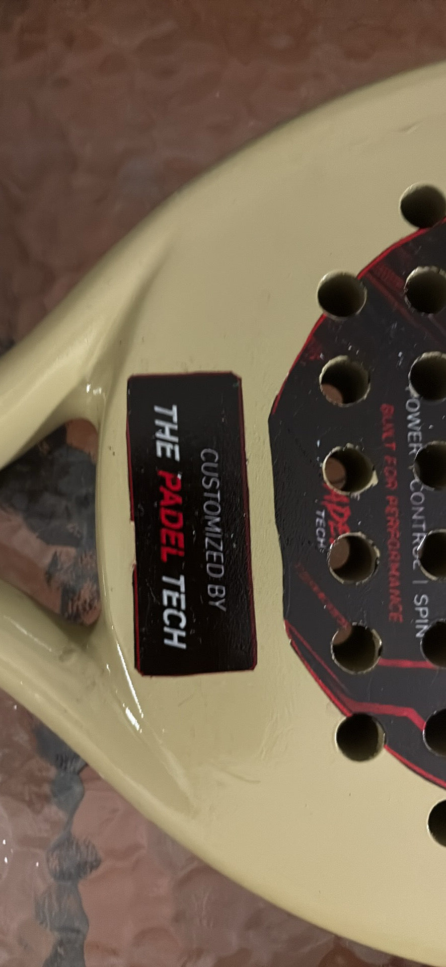 🎨🎾 Pre-Owned Custom Dunlop Hire Padel Racket